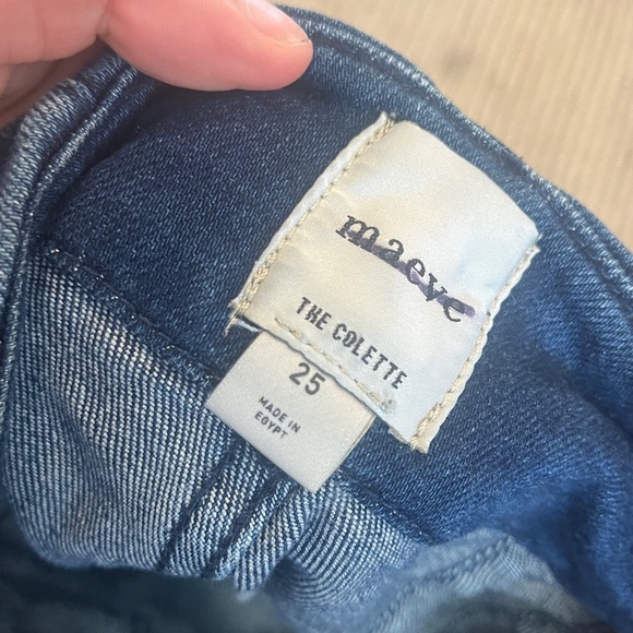 The Colette Crop High-Rise Wide Leg Jeans By Maeve - Picture 7 of 9